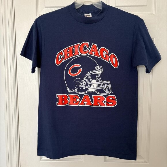 American Trench Other - Vintage Chicago Bears Navy and Orange Single Stitch NFL T-shirt. Size L